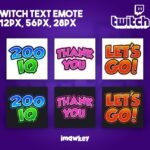 Quel format emote twitch ?