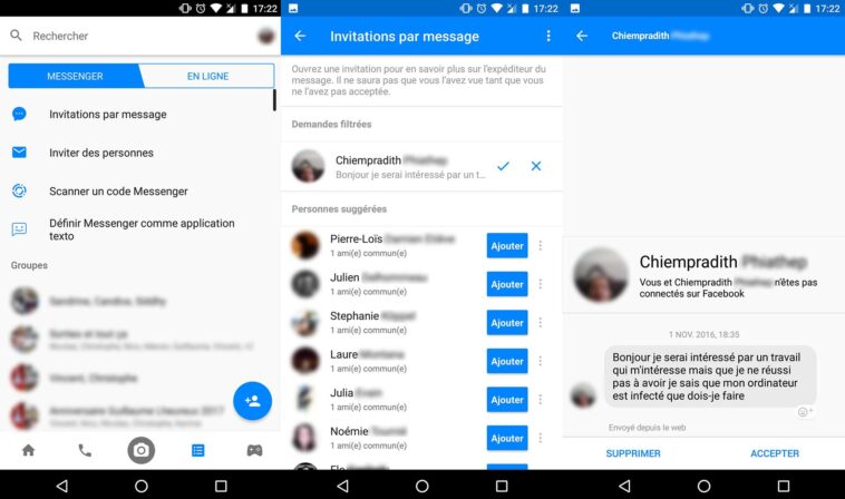 Qui peut lire les messages sur Messenger ?