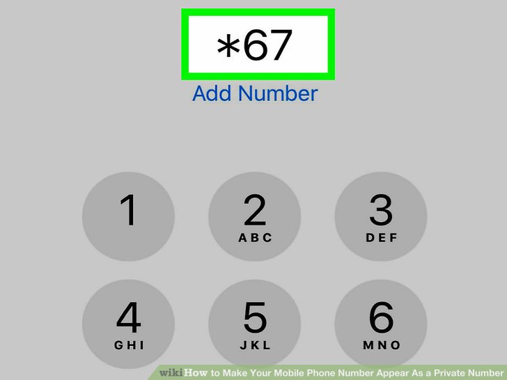 What is private number code?