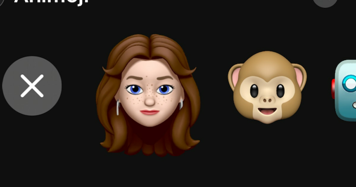 Where is the Memoji button?